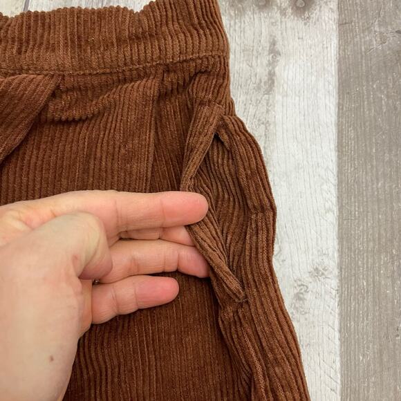 Gap Girls Brown Corduroy Skirt & Animal Print Ribbed Turtleneck Top Lot Size M - Picture 3 of 15